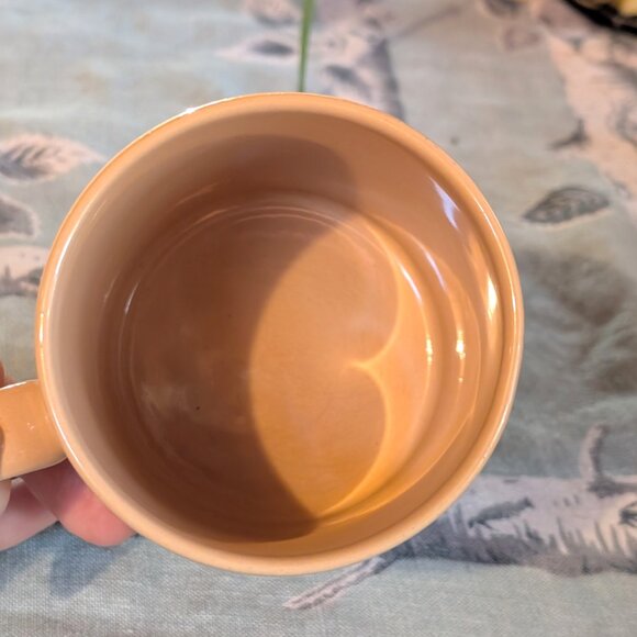 Iconic Pop Culture 80s Vintage Big Hug Mug Tan Orange Red Big Bubble Letters - Picture 6 of 9